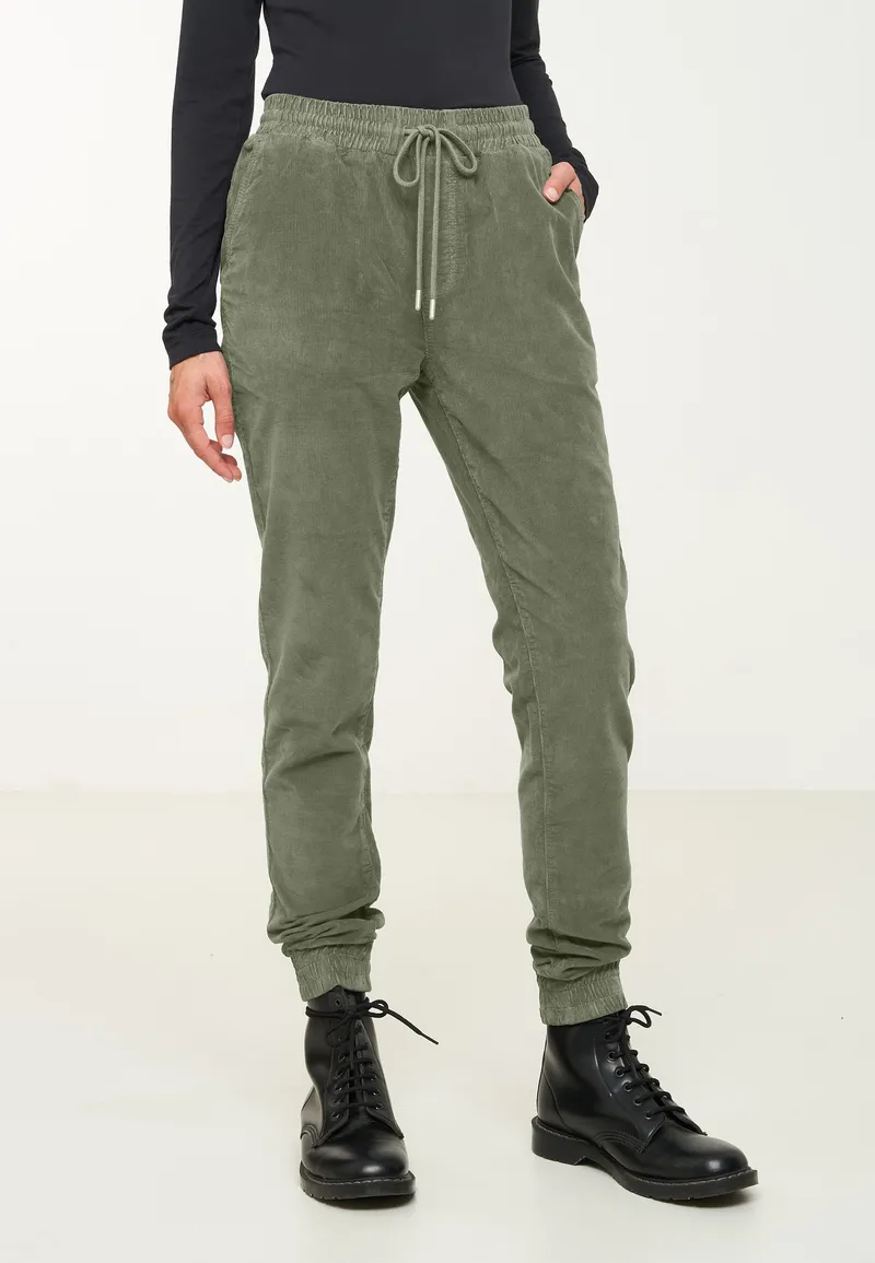 recolution Recolution Damen vegan Jogginghose Chino Chaiturus Khaki, Olivgrün, – Produktbild 1 von 1