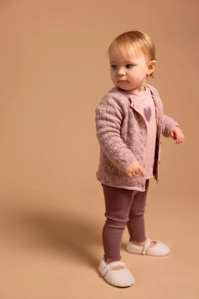 Noppies Baby Leggings, Rosa, – Produktbild 3 von 5
