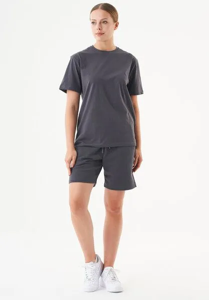 ORGANICATION ORGANICATION Damen ESSENTIALS-SHEYMA- Shorts aus Bio-Baumwolle, Shadow, – Produktbild 1 von 4