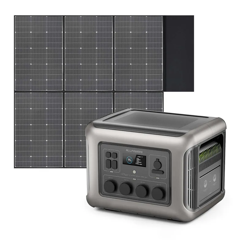 ALLPOWERS R2500 Mit 600W Solarpanel | 2500W Solargenerator R2500 Plus (2016Wh) + 600W Panel – Produktbild 1 von 1