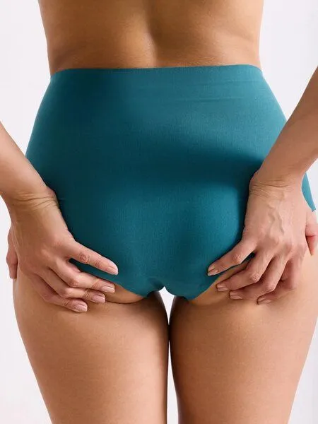 erlich textil erlich textil Light Touch High Waist Slip im 3er Pack aus weichem Modal, made in Europe, Tiefseeblau, – Produktbild 2 von 6
