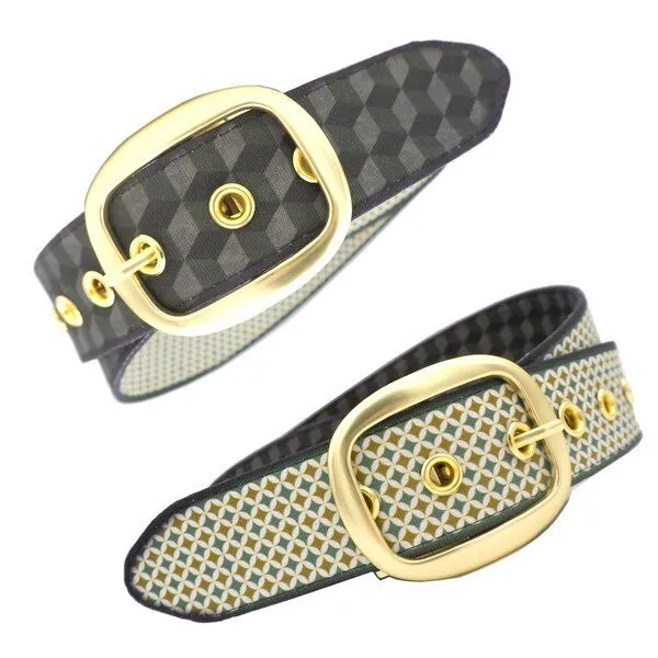 Seegarn Seegarn - Gürtel / Wendegürtel SeeSturm 4cm, Gold, – Produktbild 1 von 3