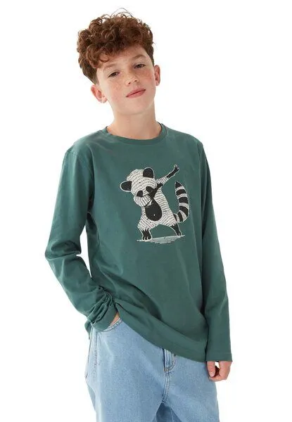 Band of Rascals Band of Rascals Dab Longsleeve, Sage, – Produktbild 5 von 6