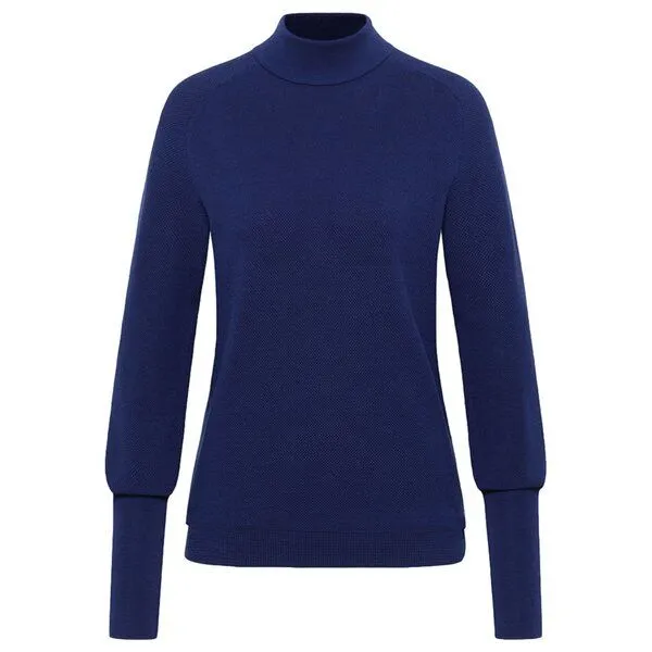 LANIUS LANIUS Feiner Rollkragenpullover, Purple blue, – Produktbild 1 von 4