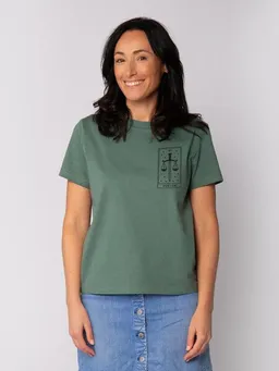 watapparel watapparel T-Shirt Frauen Tarot Justice – Produktbild 1 von 1