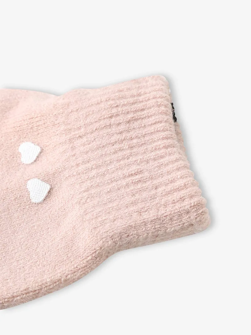 Vertbaudet 2er-Pack mitwachsende Mädchen Handschuhe, Beige meliert, – Produktbild 3 von 4