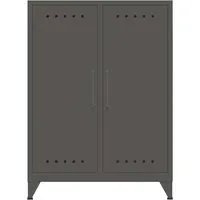 Bisley BISLEY Sideboard "Fern" 2 Fachböden, B80xT40xH110cm, anthrazitgrau – Produktbild 1 von 1