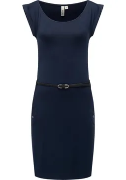 ragwear ragwear Sommerkleid Tagg Damen Kurzarm-Kleid mit Taillengürtel und Taschen – Produktbild 1 von 1