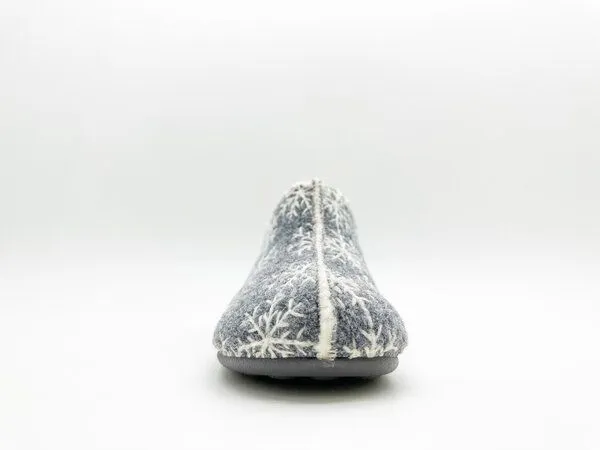 thies Veganer Kids Snow Slipper Boot "thies ® PET" aus recycelten Flaschen, Light grey (hell grau), – Produktbild 3 von 4