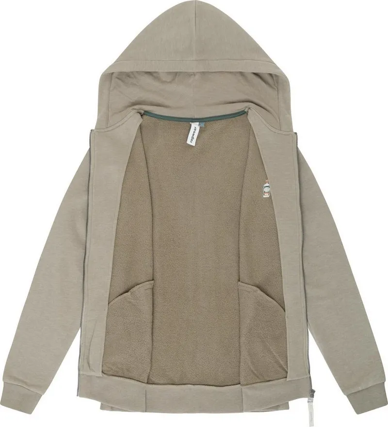 ragwear ragwear Sweatjacke Natten EMB Weiche Herren Kapuzenjacke mit Stickerei, Grün, – Produktbild 1 von 4