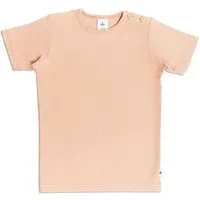 Leela Cotton Baby Kinder Kurzarmshirt Bio-Baumwolle T-shirt "Leela Cotton", Cafe crema, – Produktbild 1 von 1