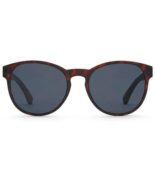 TAKE A SHOT TAKE A SHOT Große Runde Sonnenbrille aus Holz für Damen, Braun (havana / walnuss / blau), – Produktbild 1 von 4