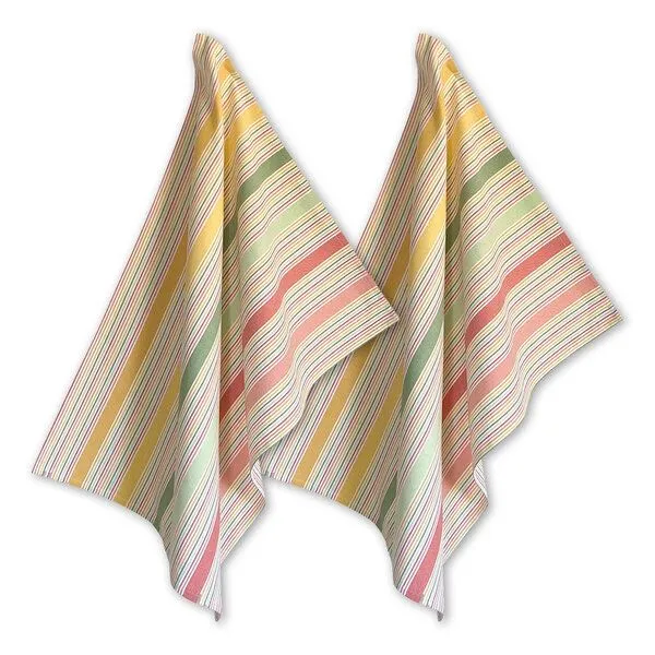 Solwang Design Solwang Design 2er-Set Geschirrtücher aus 100% Biobaumwolle, 70 x 50 cm, Papaya mix, – Produktbild 1 von 2