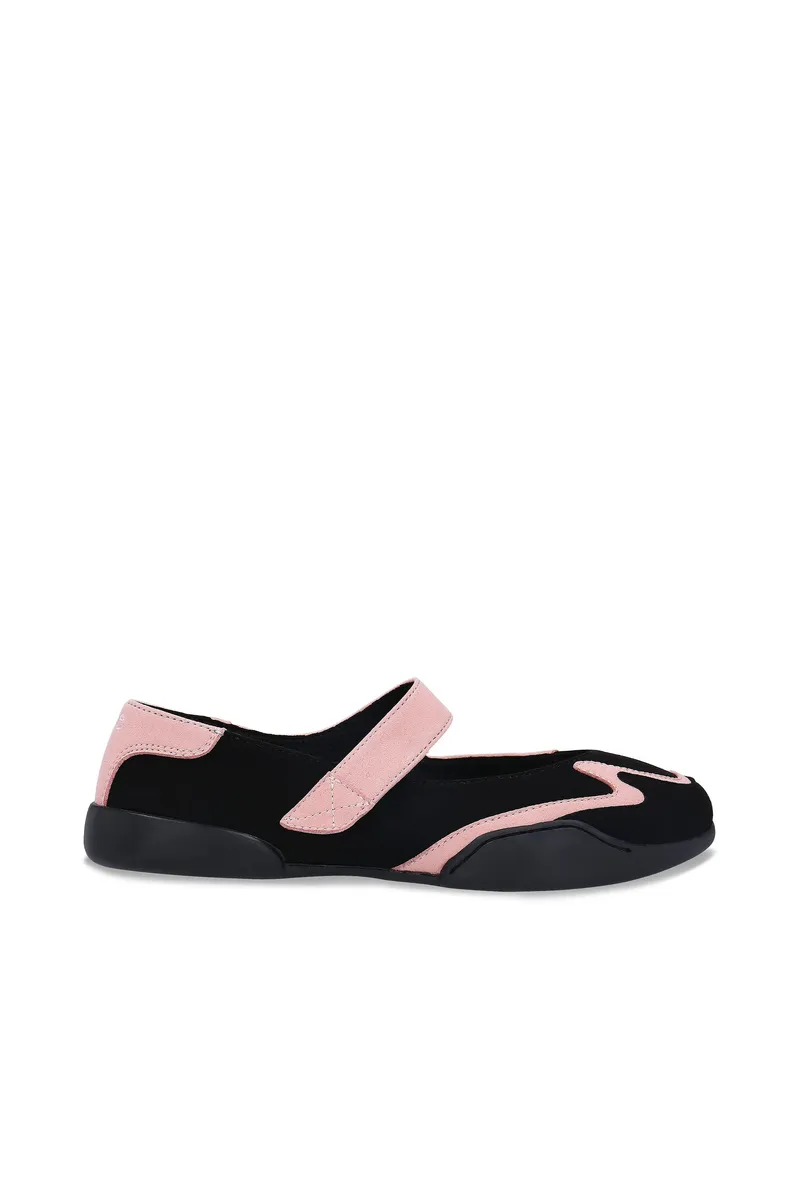 NAE NAE Damen vegan Ballett Sneaker Nadia Rosa, Rosa, – Produktbild 2 von 2