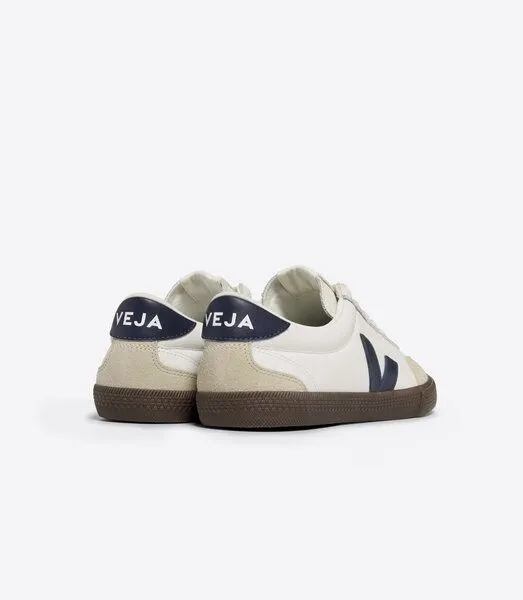 Veja Veja Herren-Sneakers Volley OT Leather White Nautico Bark – Produktbild 4 von 8