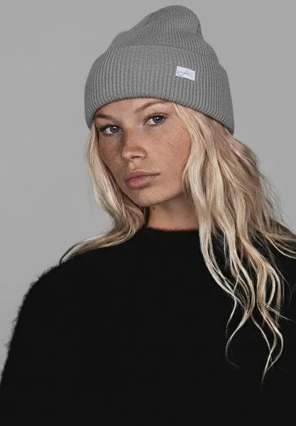 Lou-i Lou-i Mütze aus Merinowolle unisex, Grau, – Produktbild 3 von 4