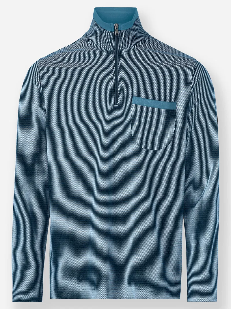 marco donati Langarmshirt topas-meliert, Topas-meliert, – Produktbild 1 von 2