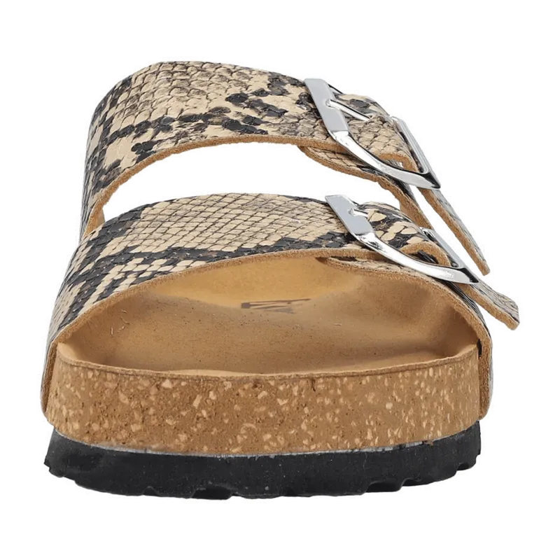 Rieker Rieker TIEFFUSSBETTPANTOLETTE für Damen, braun, Größe 43 EU, Braun, – Produktbild 2 von 7
