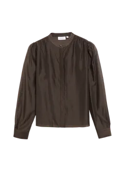 comma comma Verkürzte Bluse mit Raff-Details – Produktbild 1 von 1