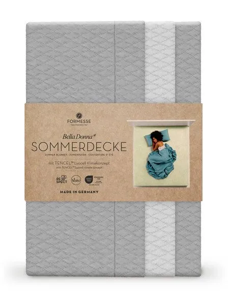 formesse formesse Bella Donna SET Sommerdecke + 1 x Kissenbezug, Grau 0701, – Produktbild 1 von 4