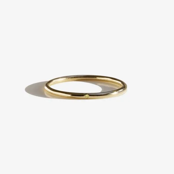 Jonathan Radetz Jewellery Jonathan Radetz Jewellery Ring REMEMBER, Gold 585, 14 karat, farbiger Diamant, Größe 48 - 60, Gold, – Produktbild 3 von 5