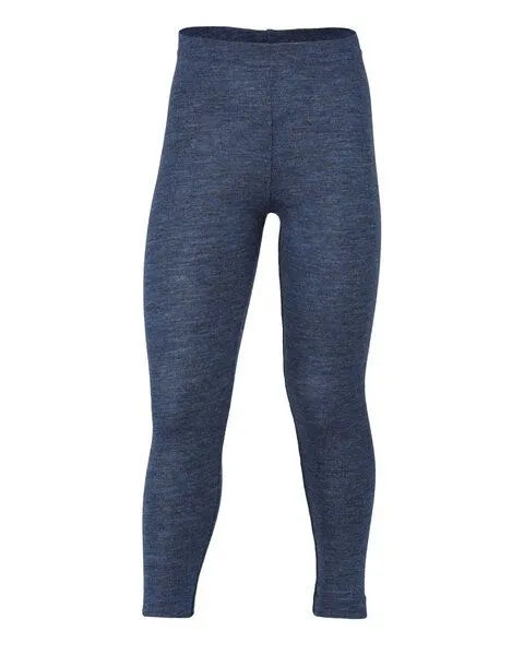 Engel Engel Natur Kinder Leggings Schurwolle, Blau-melange, – Produktbild 1 von 1