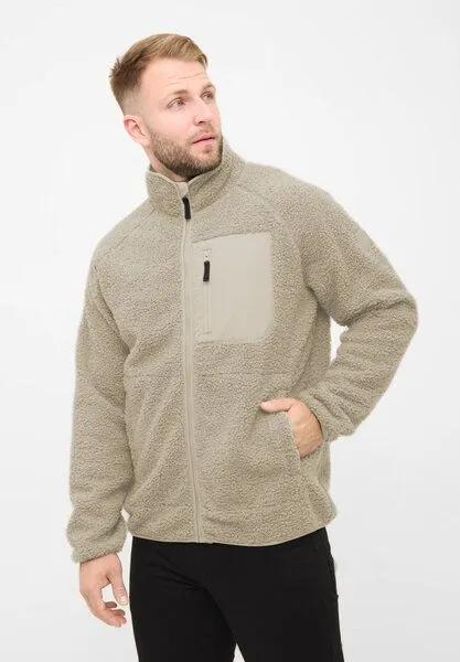 derbe derbe Fleecejacke „Kuschelbypocket“, Cobblestone, – Produktbild 1 von 4