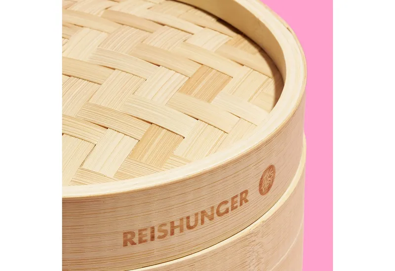 Reishunger Reishunger Schongarer Bambusdämpfer in 20 cm oder 25 cm, Inkl. 2 Baumwolltücher – Produktbild 2 von 5