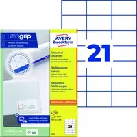 Avery Zweckform 2.100 Zweckform Etiketten '3652' 70 x 42,3 mm, A4 – Produktbild 3 von 3