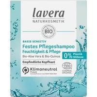 lavera Lavera basis sensitiv Festes Pflegeshampoo Feuchtigkeit & Pflege 50 g – Produktbild 1 von 1