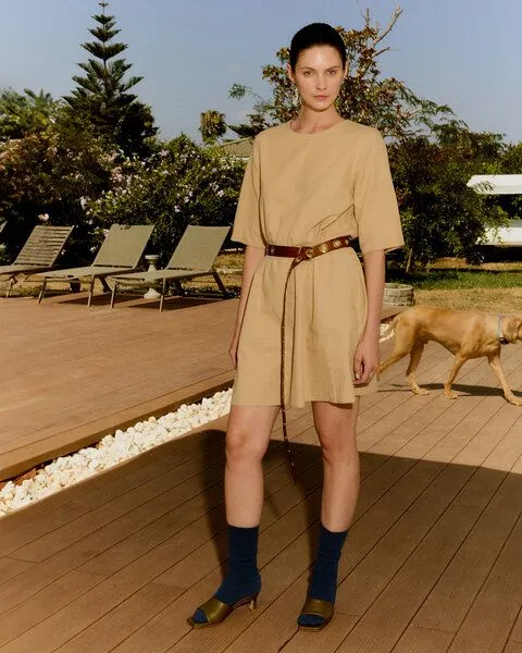 Studio.29 Studio.29 Panama Dress - Cotton Linen, Safari, – Produktbild 2 von 2