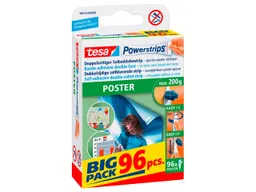 Tesa tesa Doppelseitige Selbstklebestrips 'Powerstrips' Poster Big Pack, 96 Stk. – Produktbild 1 von 1