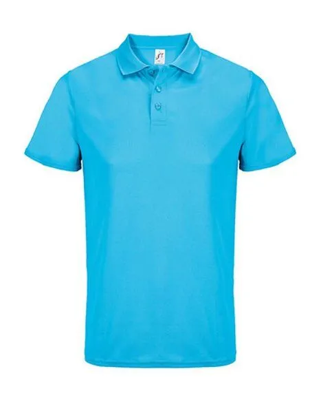 Sol's Sol's Unisex Poloshirt Sport Kurzarm, Türkis (aqua), – Produktbild 1 von 3