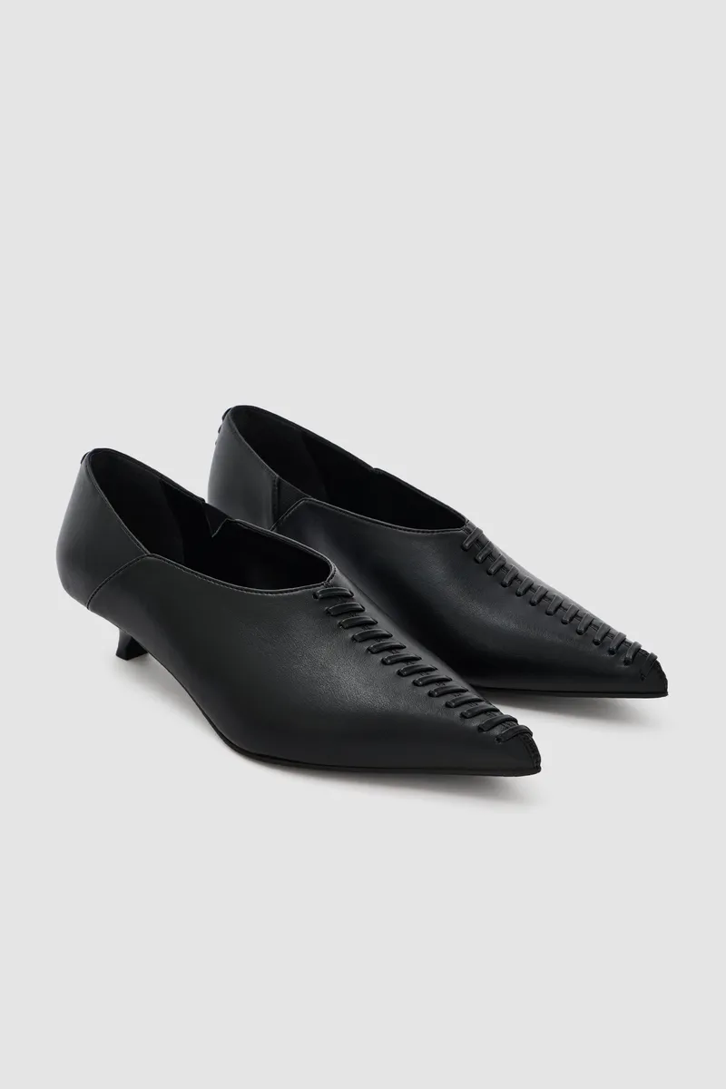 Prev Prev Damen vegan Heels Von Katherine Black, Schwarz, – Produktbild 2 von 2