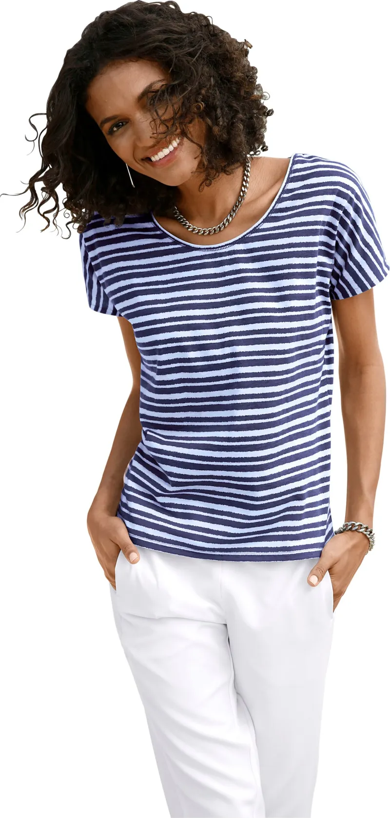 Witt T-Shirt, Marine-gestreift, – Produktbild 2 von 2