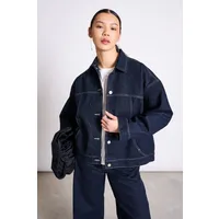 JAN N JUNE JAN 'N JUNE Damen vegan Jacke Denim Vilme Dunkelblau – Produktbild 1 von 1