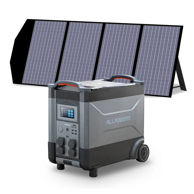ALLPOWERS R4000 Mit 140W Solarpanel | 4000W Solargenerator R4000 Plus (3456Wh) + SP029 Solarpanel – Produktbild 1 von 1
