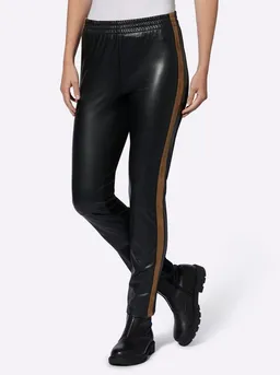 heine heine Jerseyhose Lederimitat-Hose normal – Produktbild 1 von 1