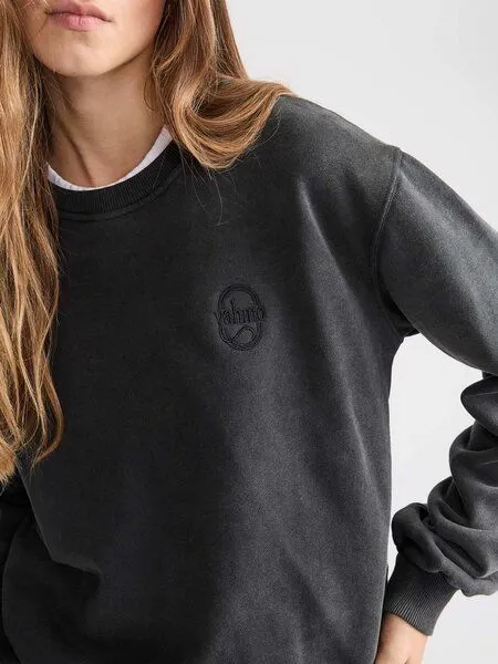 Yahmo Yahmo Ilse Sweatshirt, Schwarz, – Produktbild 3 von 3