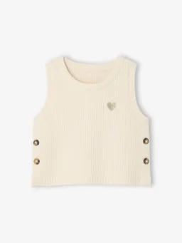 Vertbaudet Baby Pullunder mit Herz-Stickerei – Produktbild 1 von 1