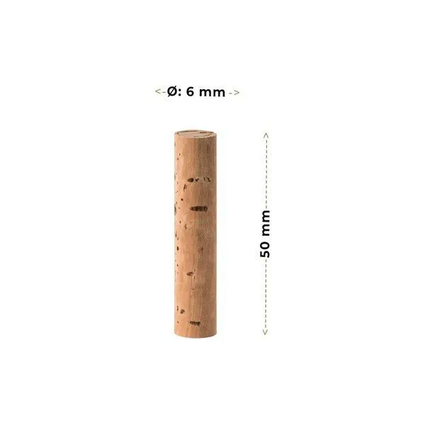 Kork-Deko Kork-Deko Kork-Sticks mit Bohrer für Angelköder | Ø 6 mm | Kork für Angelposen | 10 Stück – Produktbild 5 von 6