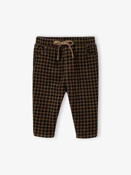 Vertbaudet Baby Cordhose mit Karomuster und Dehnbund – Produktbild 1 von 1