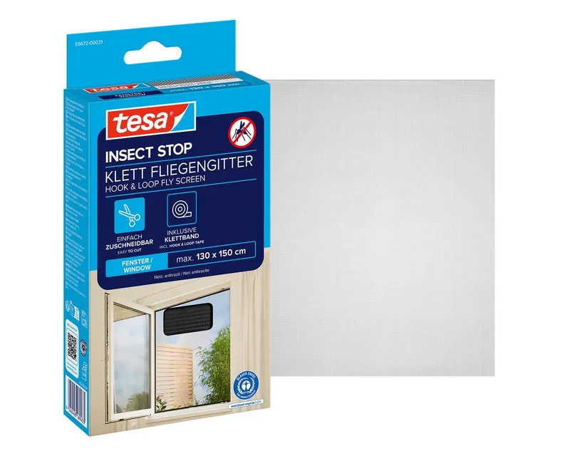 Tesa Tesa Fliegengitter "Standard" 130 x 150 cm – Produktbild 4 von 8