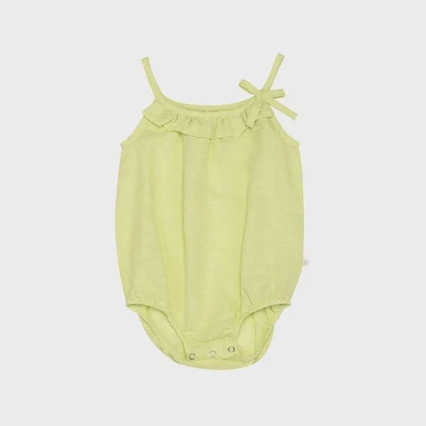 OrganicEra OrganicEra Bio-Hanf-Baby-Bodysuit mit Rüschen, Grün, – Produktbild 1 von 1