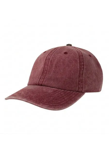 Lou-i Lou-i Cap Vintage Style Baumwolle, Burgundy, – Produktbild 1 von 4