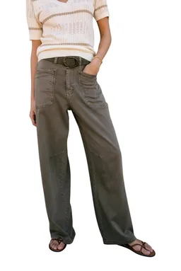 Freeman T. Porter Weite Jeans Gaby Lynx Damen Jeans - Workwear Wide Leg High Waist – Produktbild 1 von 1