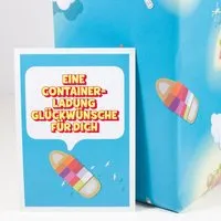 Bow & Hummingbird Bow & Hummingbird Postkarte Containerladung – Produktbild 1 von 1