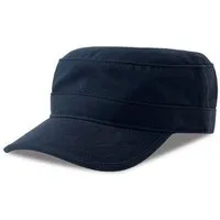 Atlantis Headwear Atlantis Headwear Armycap geschwungener Schirm größenverstellbar mit Klettverschluss, Navy, – Produktbild 1 von 1