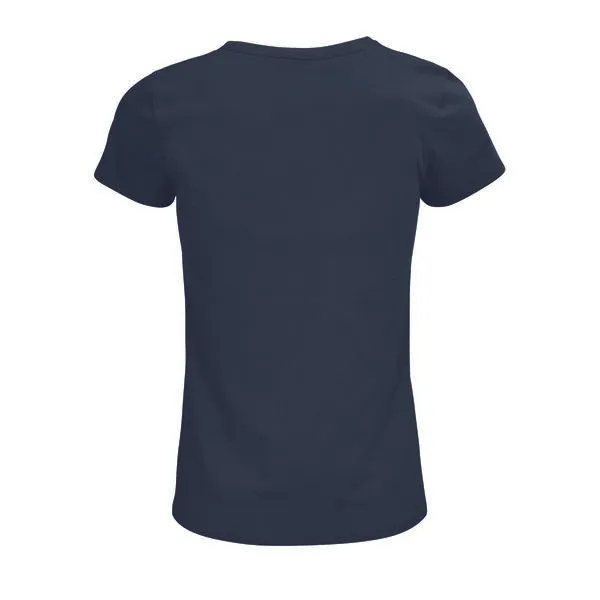 Sol's Sol's Damen T-Shirt Kurzarm Rundhals aus Bio - Baumwolle, French navy, – Produktbild 3 von 4