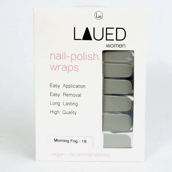 Vargu Vargu LAUED vegane Nagelfolien solid statement, Morning fog, – Produktbild 3 von 4